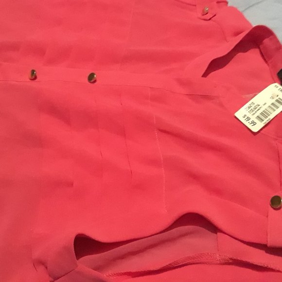 NWT shinestar sheer cut off top - Picture 3 of 3